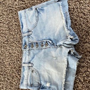 Free people uneven short